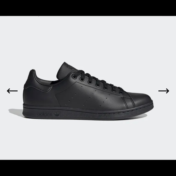 Adidas Stan Smith Black on Black - Picture 1 of 6
